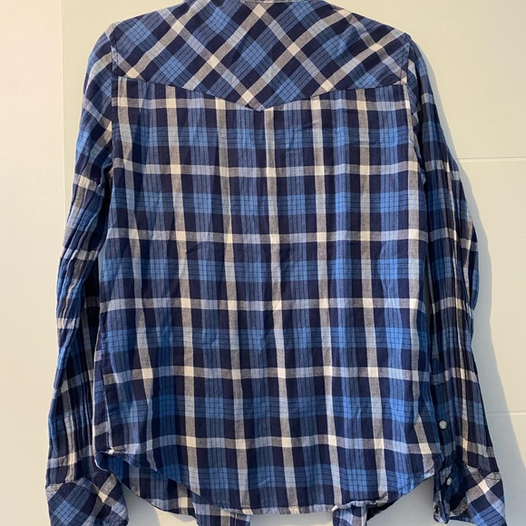 Topshop Plaid Button Down! - Picture 2 of 2